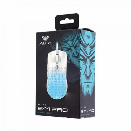 AULA S11 Pro Wired Gaming White Color Mouse